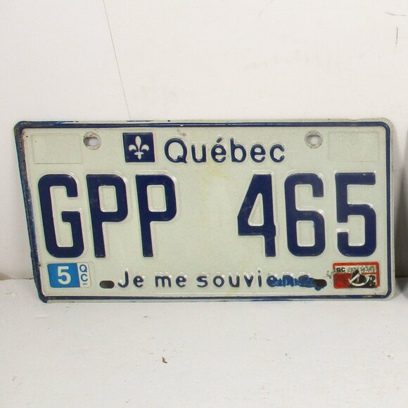 Lot of 10 QUEBEC, CANADA LICENSE PLATES - Je me souviens 1980's - 90's - Picture 2 of 11